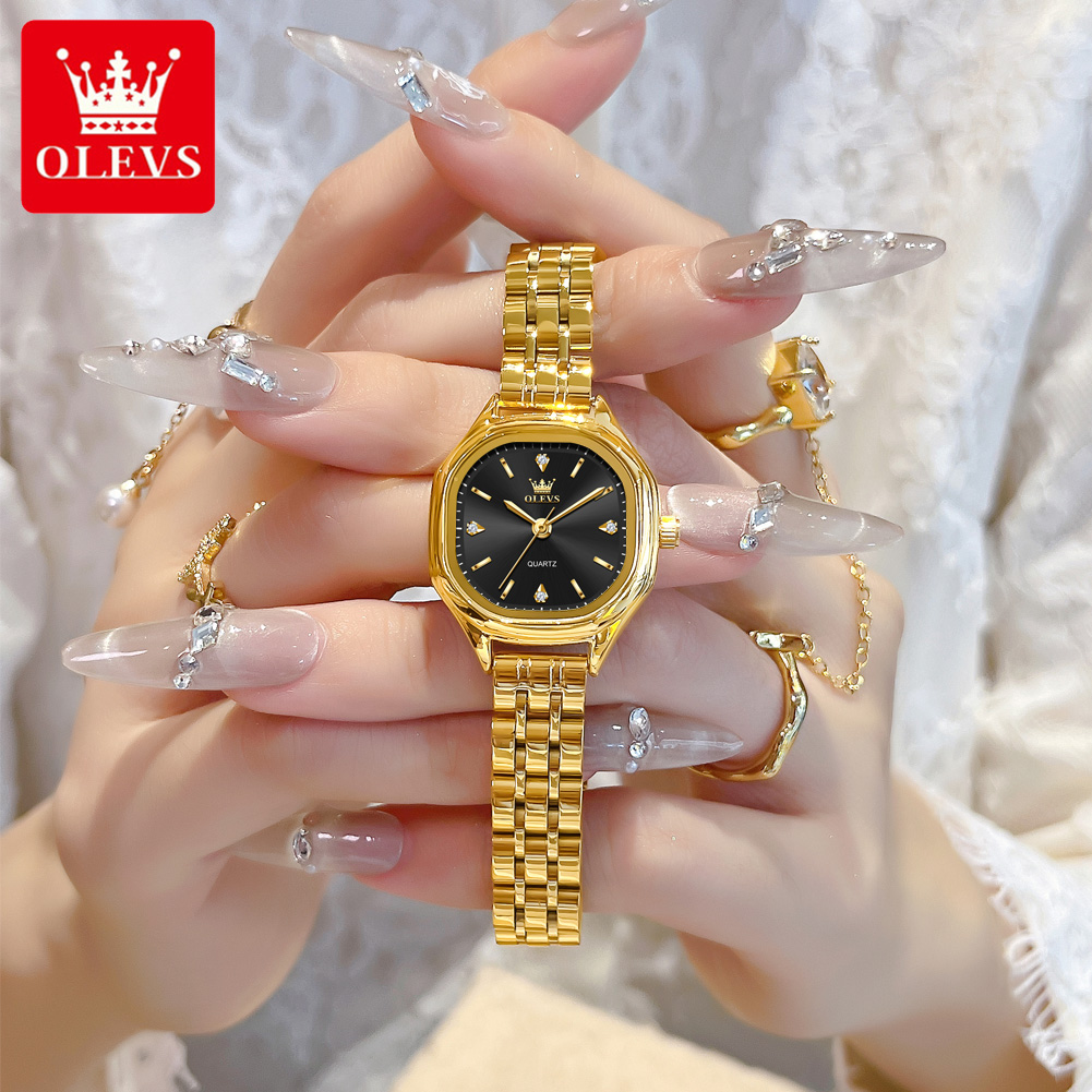 Men Fashion Elegant - OLEVS 5888 ساعات السيدات الذهب الأصلي