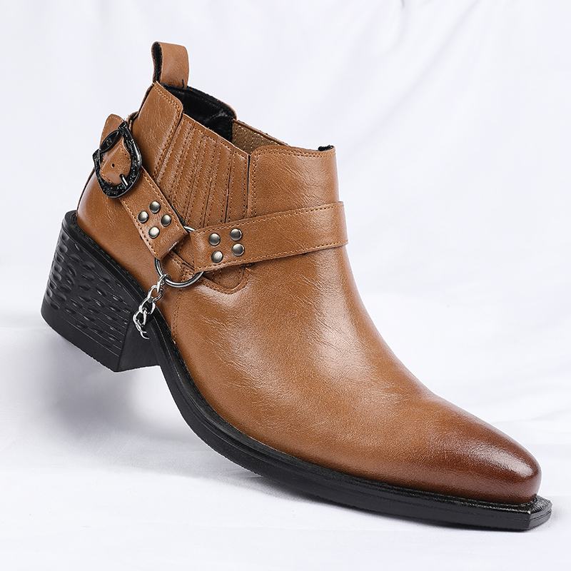 Chelsea Boots Men - أحذية رجالية جديدة من جلد البقر