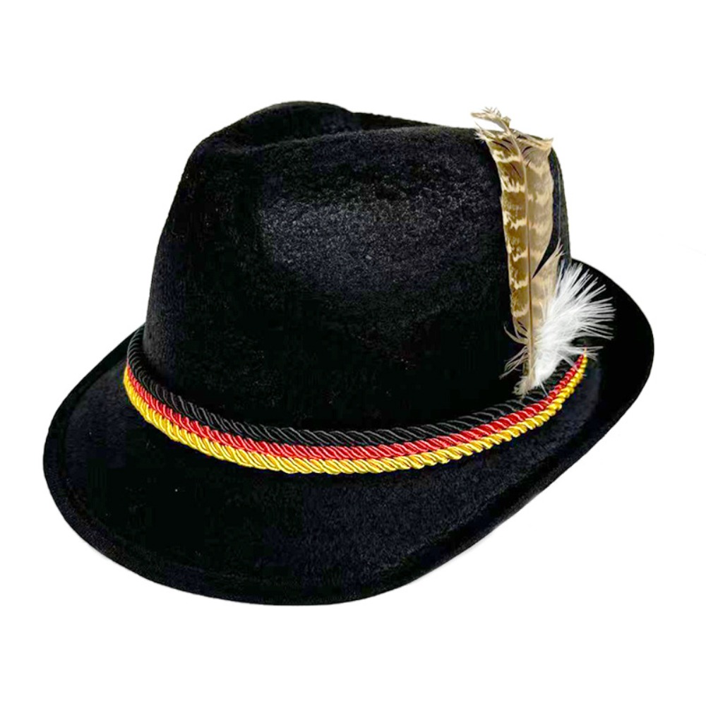 Mens Fashion Bucket Hat - قبعة أكتوبرفست أنيقة للتنكر، قبعة فيدورا