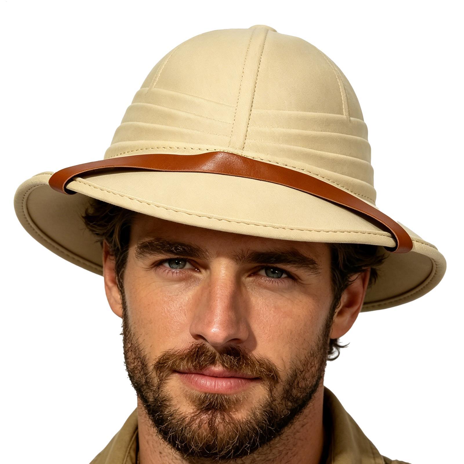 Mens Fashion Bucket Hat - قبعة قش بريطية أنيقة للرجال والنساء،
