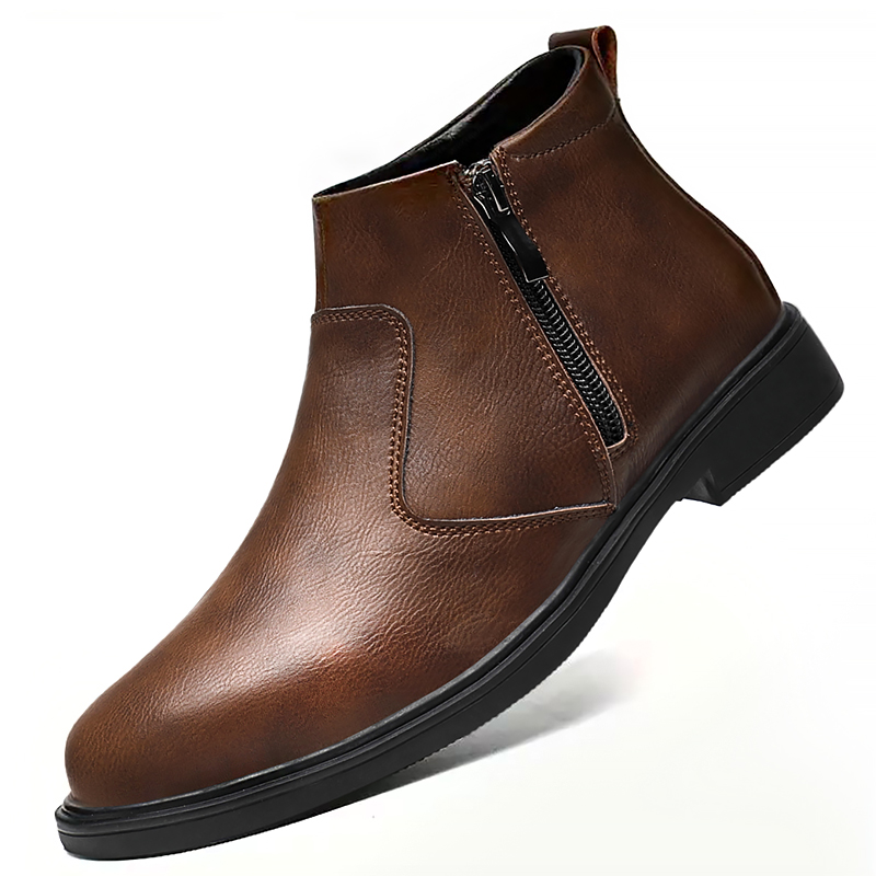 Chelsea Boots Men - أحذية جلدية جديدة للرجال لفصلي الخريف