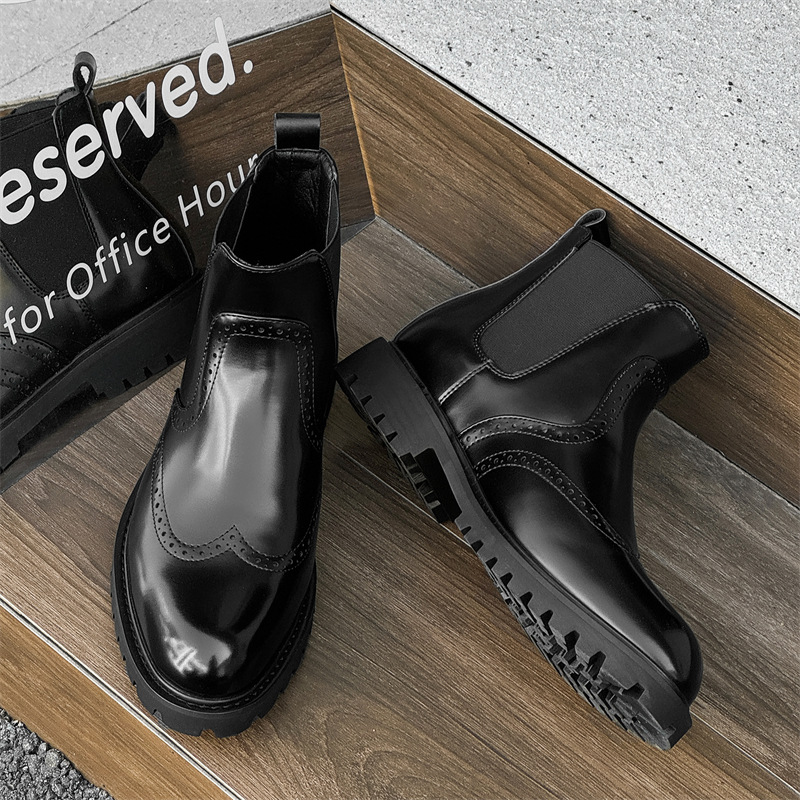 Chelsea Boots Men - أحذية تشيلسي كبيرة الحجم للرجال للحفلات