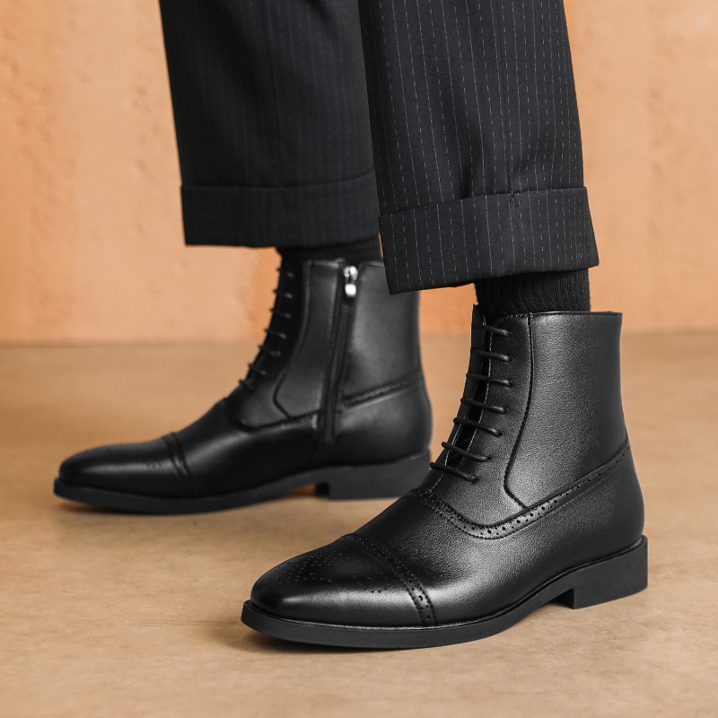 Chelsea Boots Men - أحذية رجالية فاخرة جديدة عالية الجودة