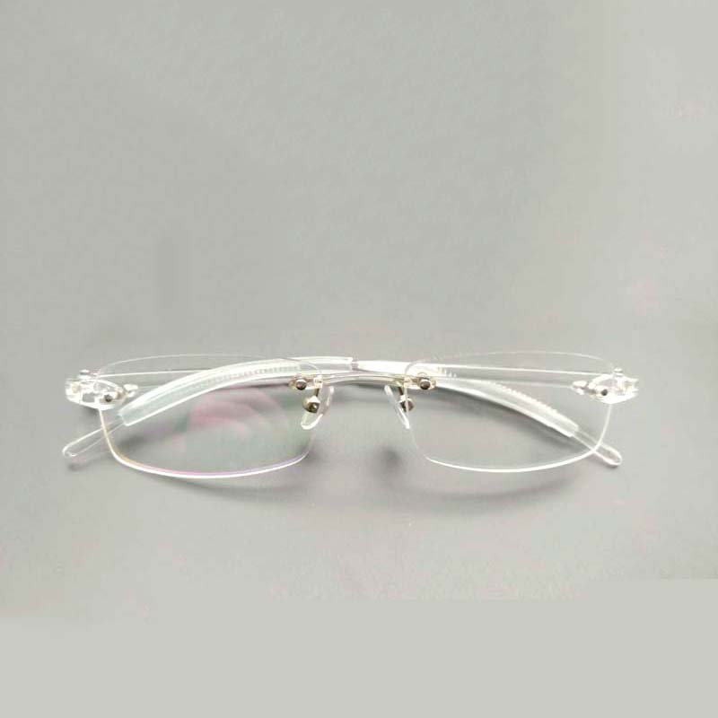 Men'S Fashion Rimless Glasses - إطارات نظارات شفافة للنساء والرجال ،