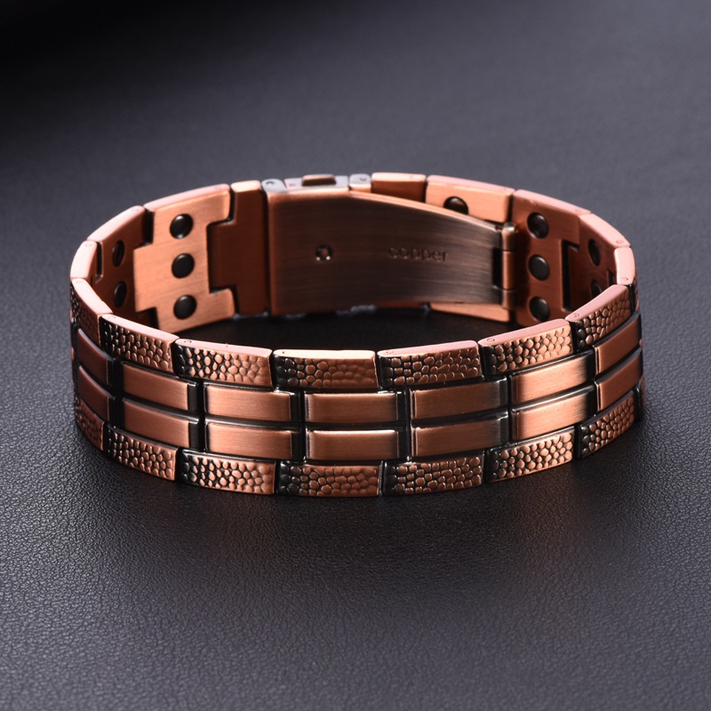 Men'S Fashion Lk - سوار نحاسي فاخر للرجال، تصميم بنمط