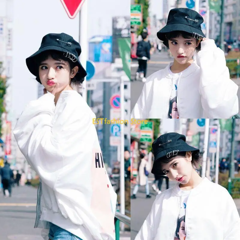 قبعة صياد Y5GC صيفية عصرية للس - مراجعة Mens Fashion Bucket Hat وسعره