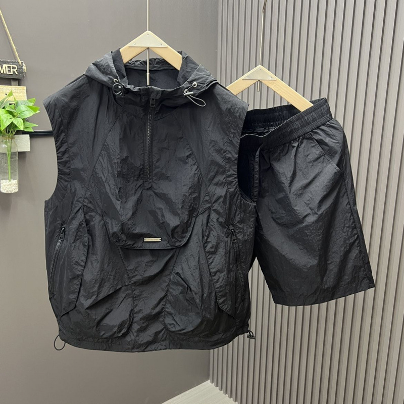 طقم صيفي رجالي من قطعتين: سترة - مراجعة Mens Fashion Workwear وسعره