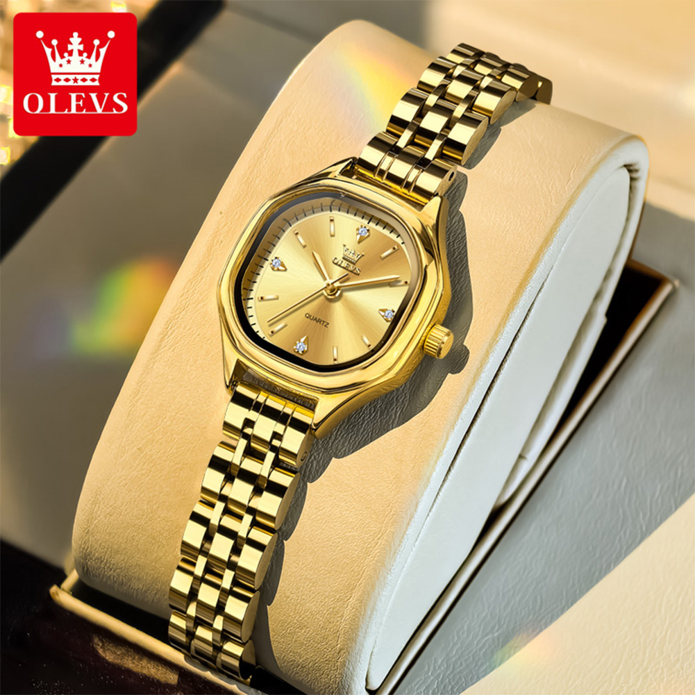OLEVS 5888 ساعات السيدات الذهب - مراجعة Men Fashion Elegant وسعره