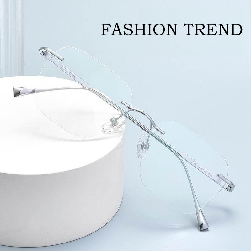 YIMARUILI جديد بدون شفة إطار ن - مراجعة Men'S Fashion Rimless Glasses وسعره