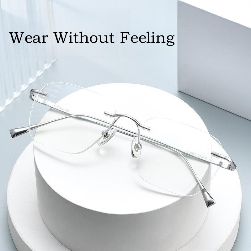 YIMARUILI جديد بدون شفة إطار ن - مراجعة Men'S Fashion Rimless Glasses وسعره