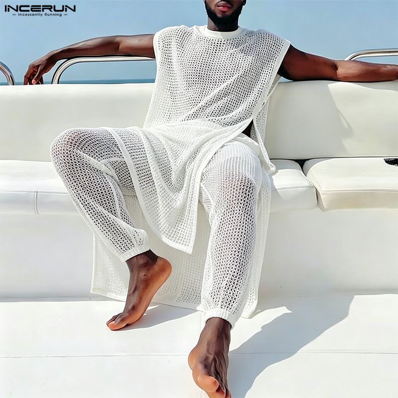 طقم رجالي من INCERUN مكون من ق - مراجعة Men'S Fashion وسعره