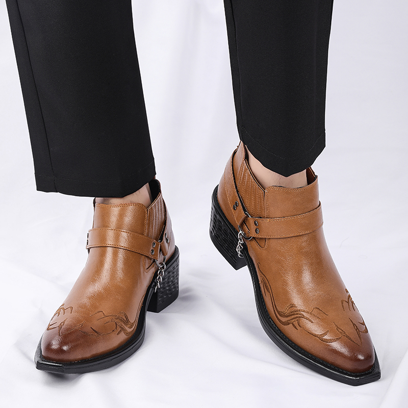 أحذية رجالية جديدة من جلد البق - مراجعة Chelsea Boots Men وسعره