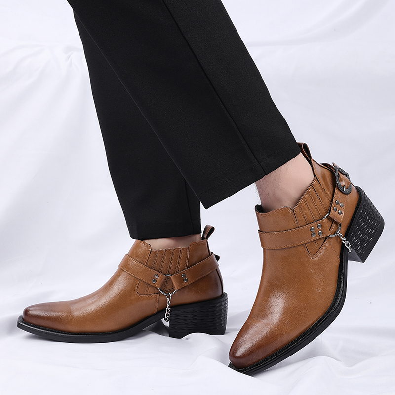 أحذية رجالية جديدة من جلد البق - مراجعة Chelsea Boots Men وسعره