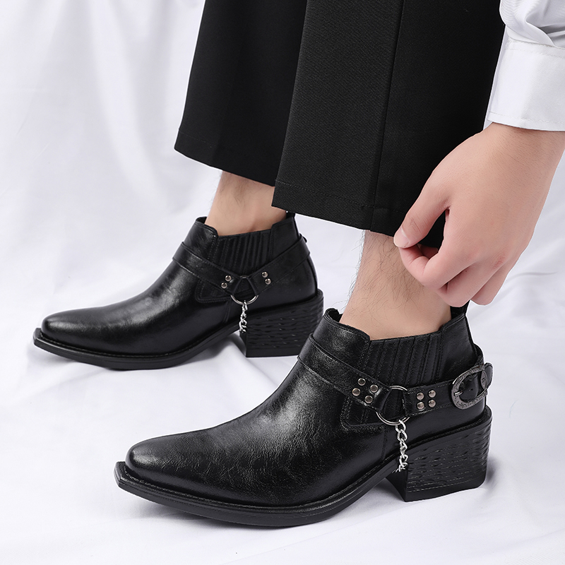 أحذية رجالية جديدة من جلد البق - مراجعة Chelsea Boots Men وسعره
