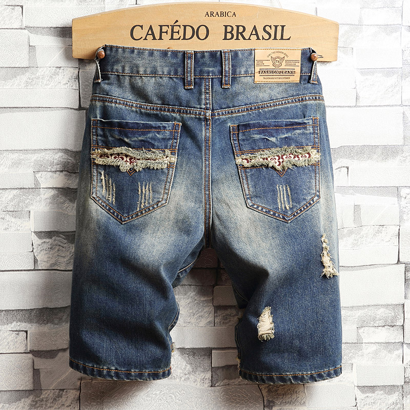 شورت جينز ممزق للرجال بأسلوب ا - مراجعة Men Fashion Jeans وسعره