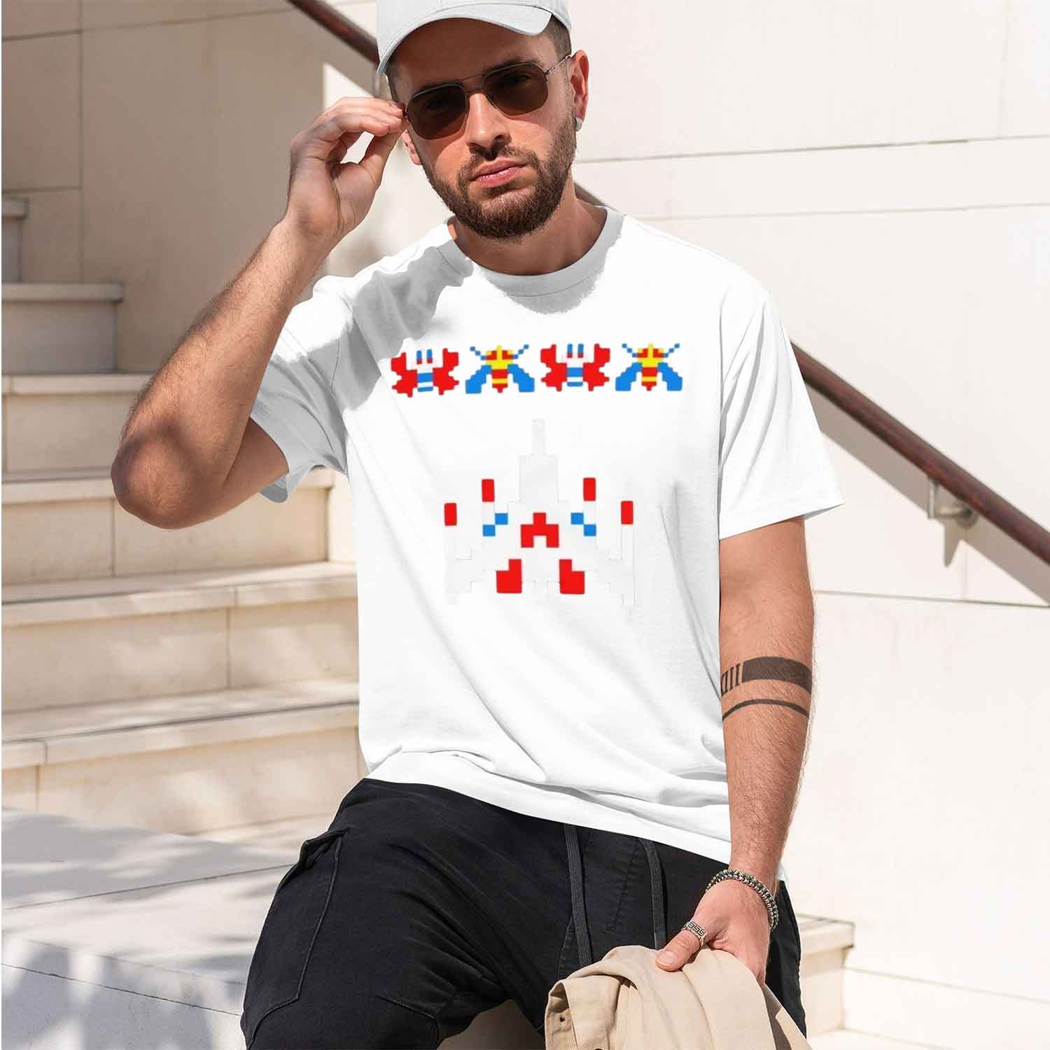 تي شيرت رجالي بتصميم لعبة الفي - مراجعة Men'S Fashion 70S وسعره