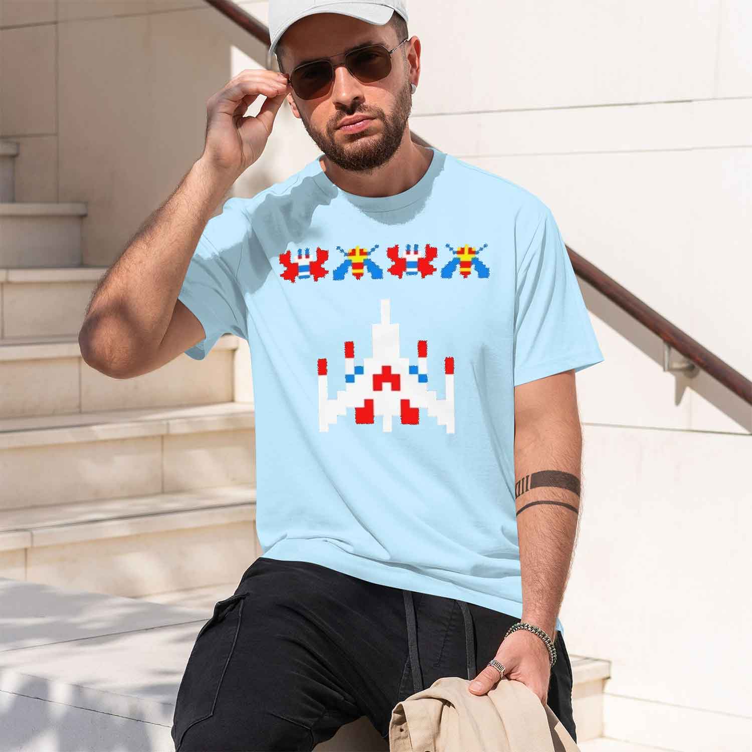تي شيرت رجالي بتصميم لعبة الفي - مراجعة Men'S Fashion 70S وسعره