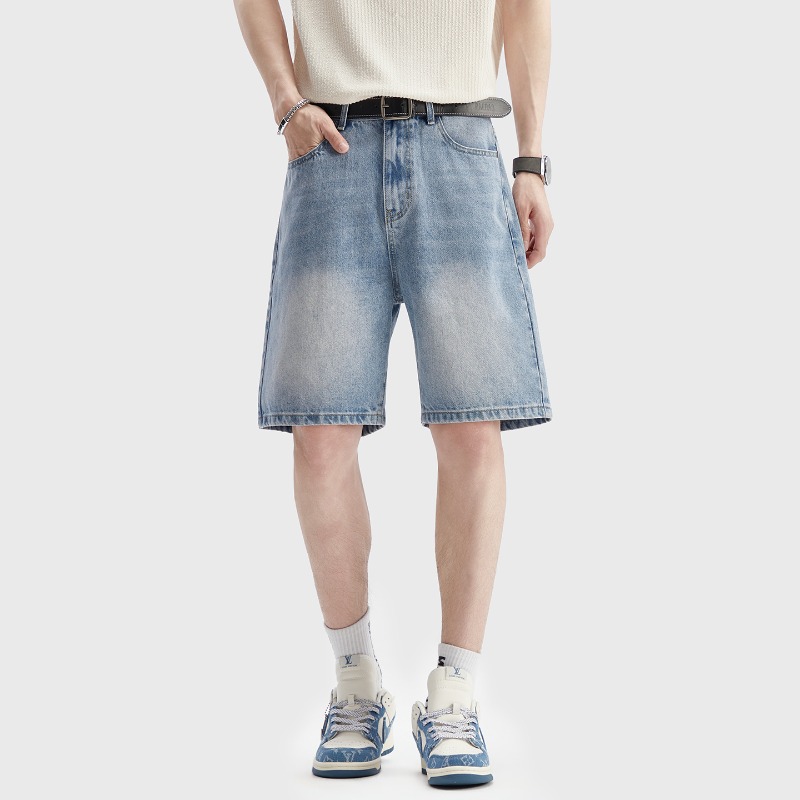 شورت جينز رجالي صيفي رفيع أسود - مراجعة Men Fashion Jeans وسعره