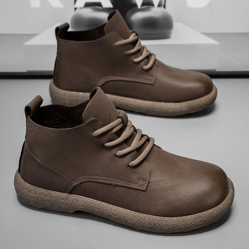 أحذية الكاحل للرجال أحذية بنية - مراجعة Chelsea Boots Men وسعره
