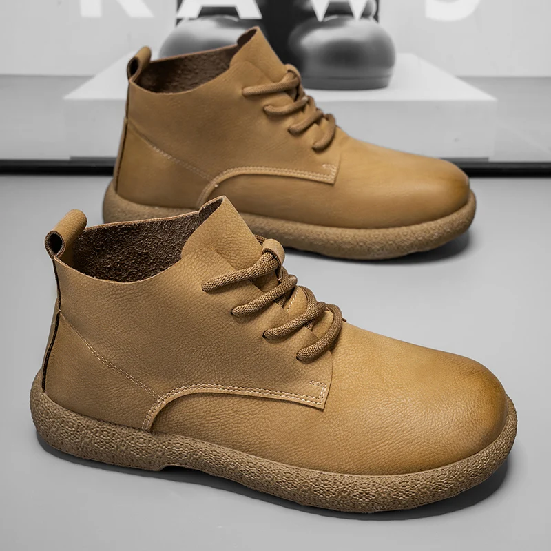 أحذية الكاحل للرجال أحذية بنية - مراجعة Chelsea Boots Men وسعره
