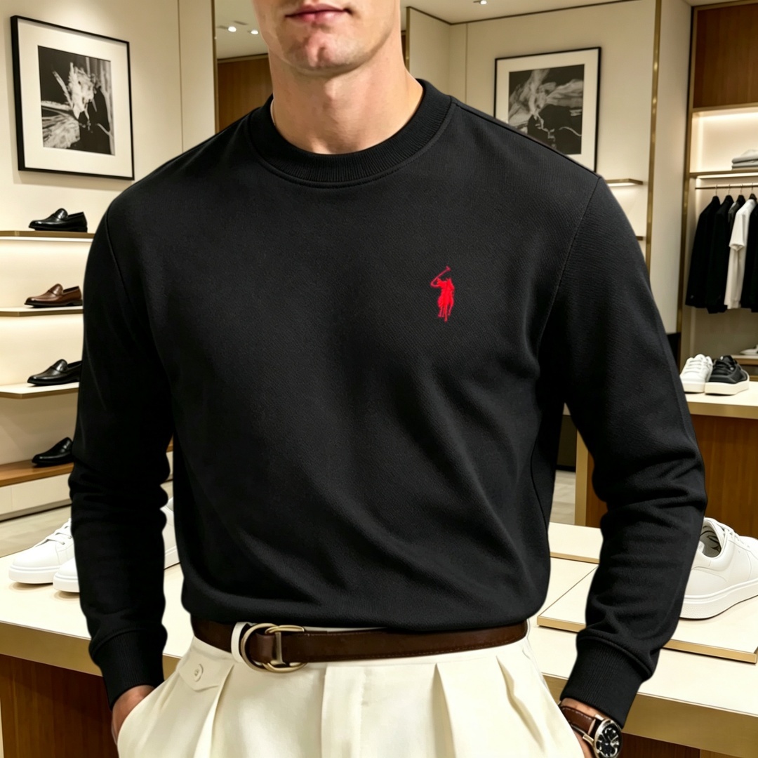 قميص رجالي طويل الأكمام برقبة  - مراجعة Men'S Fashion وسعره