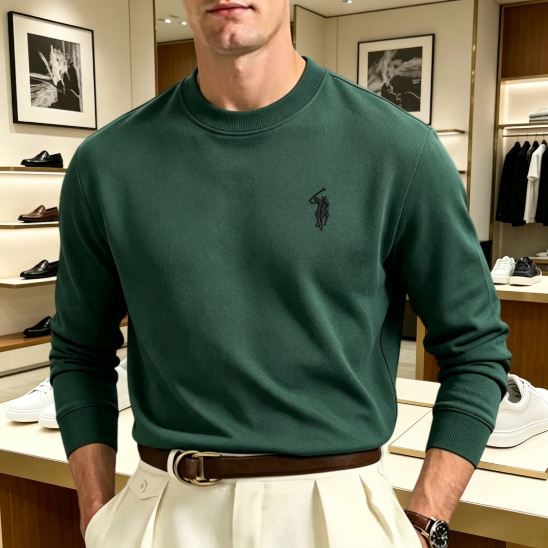 قميص رجالي طويل الأكمام برقبة  - مراجعة Men'S Fashion وسعره