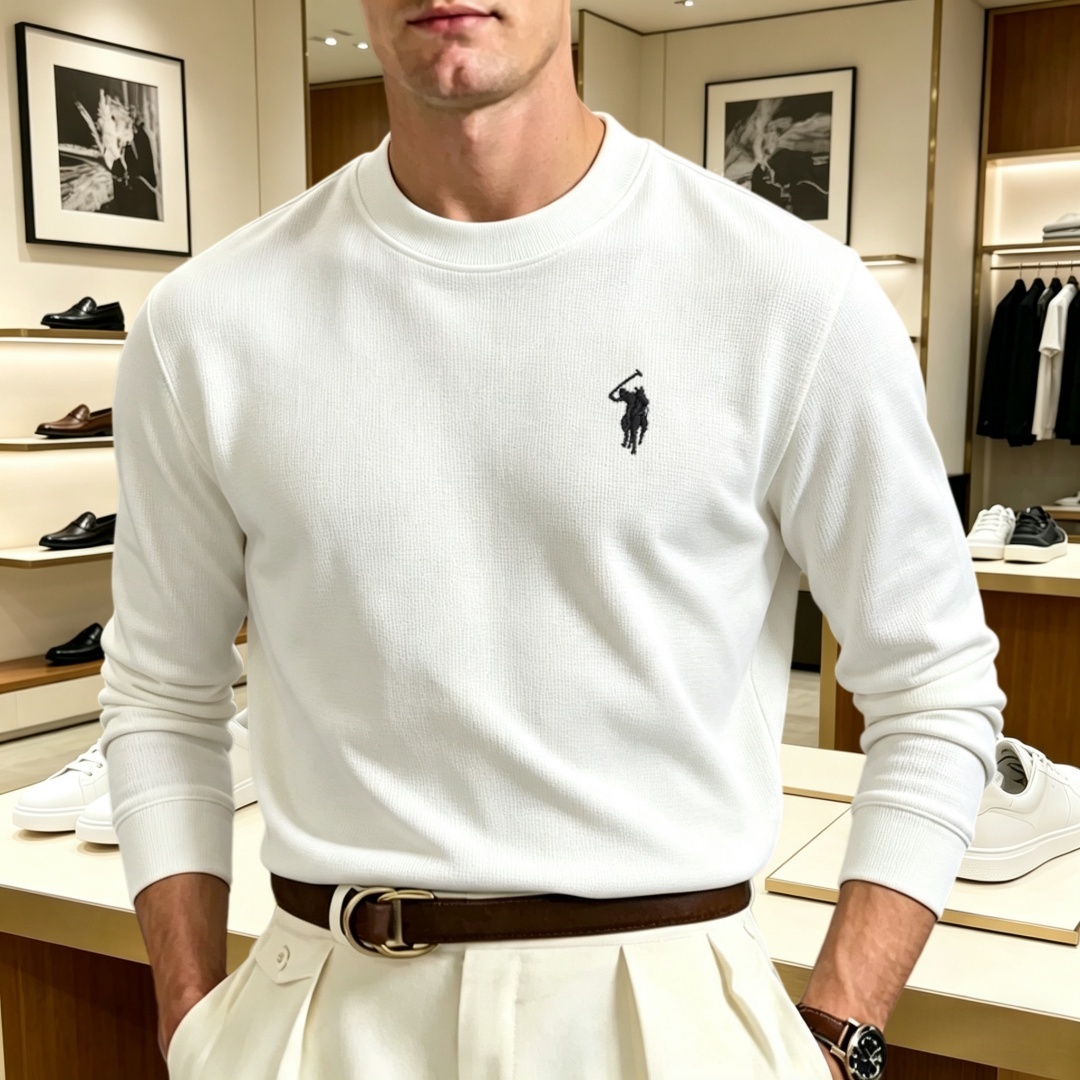 قميص رجالي طويل الأكمام برقبة  - مراجعة Men'S Fashion وسعره