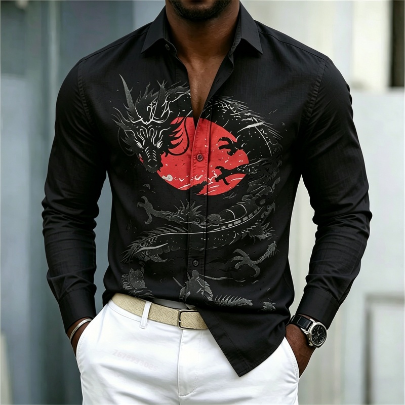 قميص رجالي جديد لعام 2026 بنمط - مراجعة Men'S Fashion وسعره