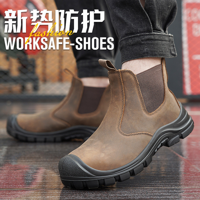 أغطية أصابع القدم الفولاذية لل - مراجعة Chelsea Boots Men وسعره