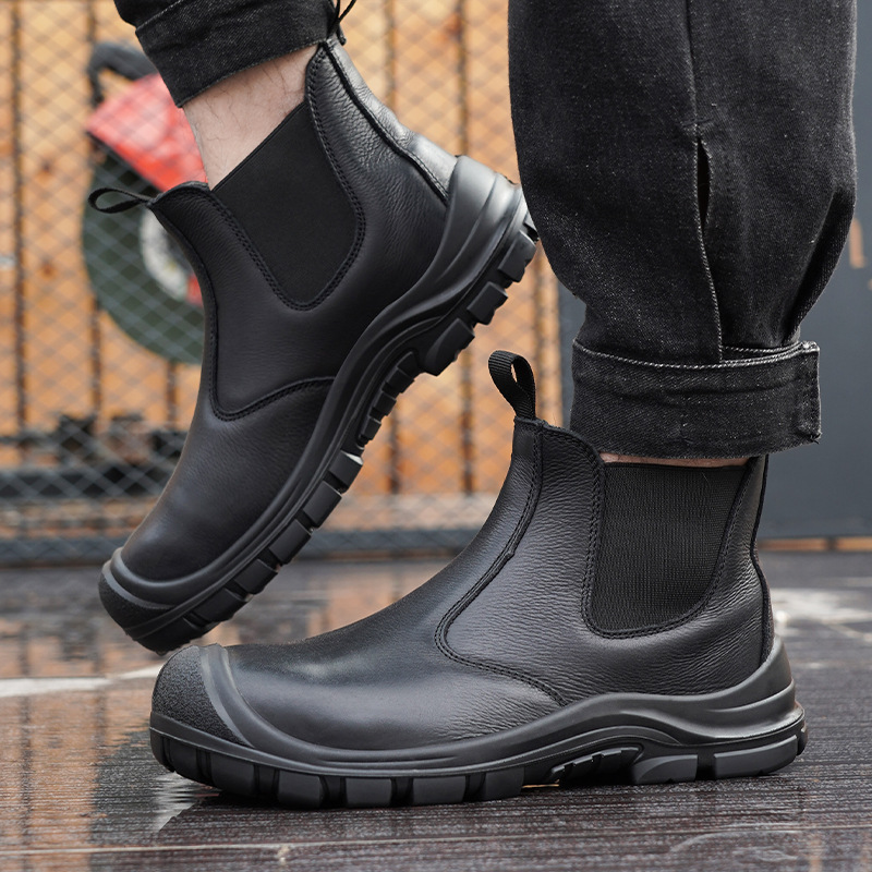 أغطية أصابع القدم الفولاذية لل - مراجعة Chelsea Boots Men وسعره