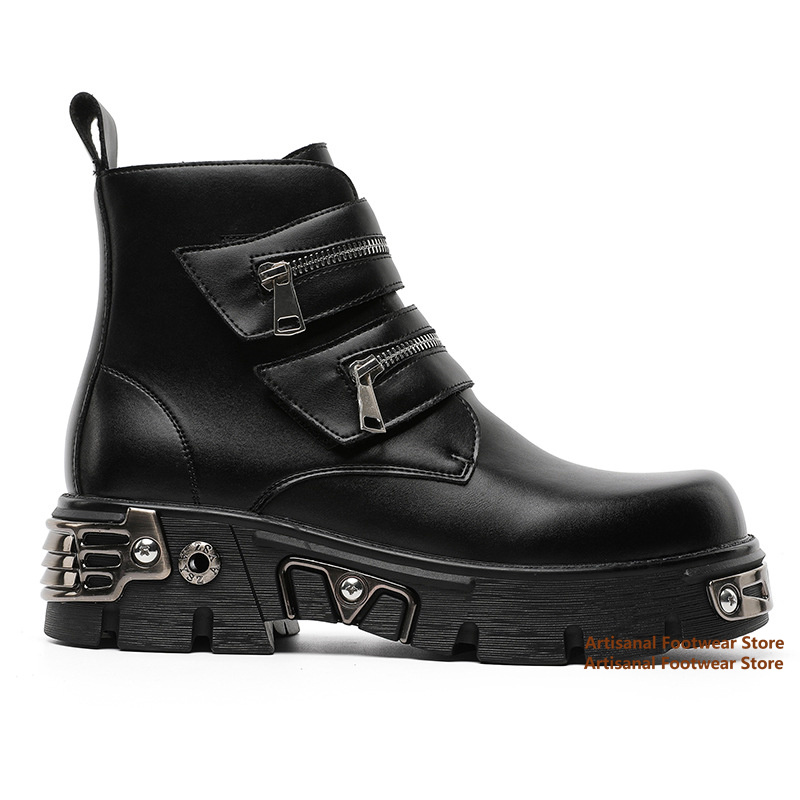 أحذية كاحل للرجال بتصميم بانك  - مراجعة Chelsea Boots Men وسعره