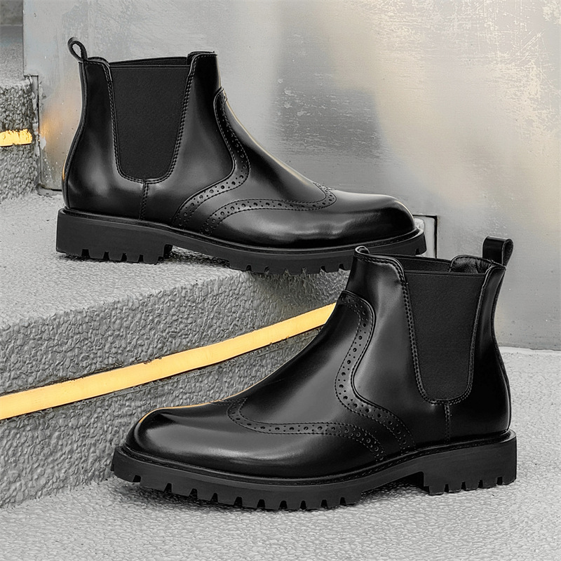 أحذية تشيلسي كبيرة الحجم للرجا - مراجعة Chelsea Boots Men وسعره