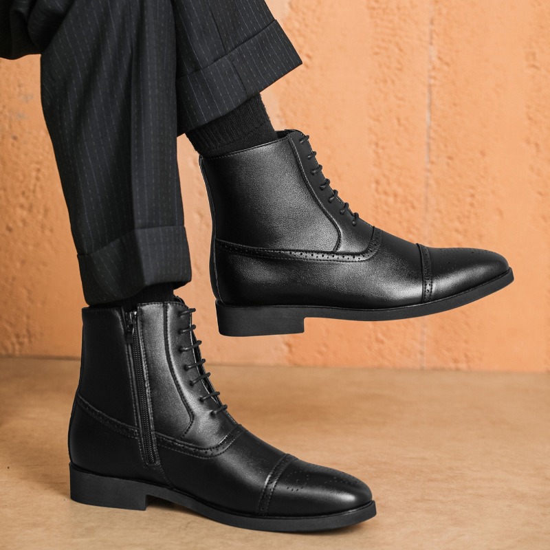 أحذية رجالية فاخرة جديدة عالية - مراجعة Chelsea Boots Men وسعره