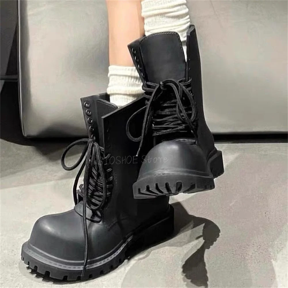 سميكة القاع أحذية سوداء برقبة  - مراجعة Chelsea Boots Men وسعره