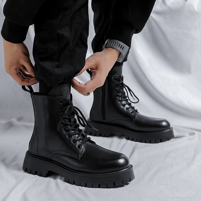 أحذية رجالية فاخرة من الجلد ال - مراجعة Chelsea Boots Men وسعره