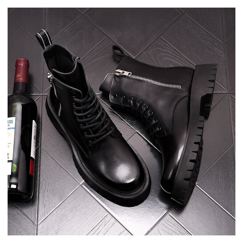 أحذية رجالية فاخرة من الجلد ال - مراجعة Chelsea Boots Men وسعره