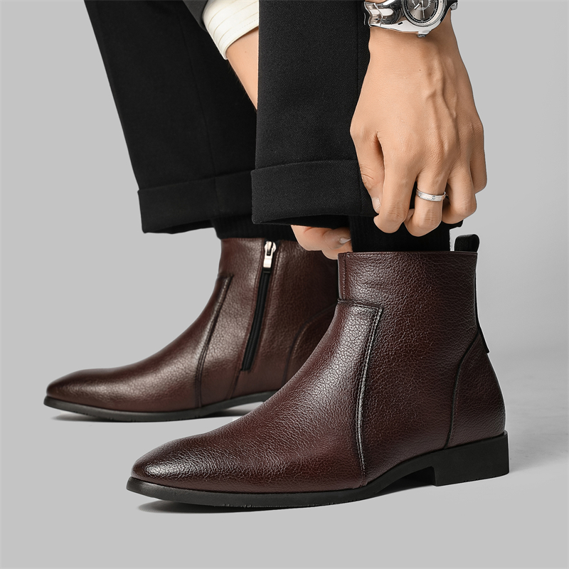 أحذية رجالية كاجوال رسمية من ا - مراجعة Chelsea Boots Men وسعره
