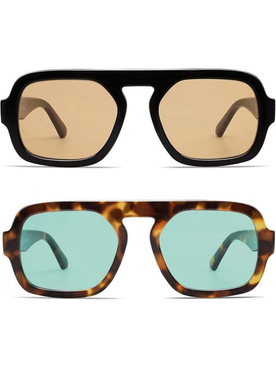 نظارات شمسية VANLINKER كبيرة ا - مراجعة Men'S Fashion 70S وسعره