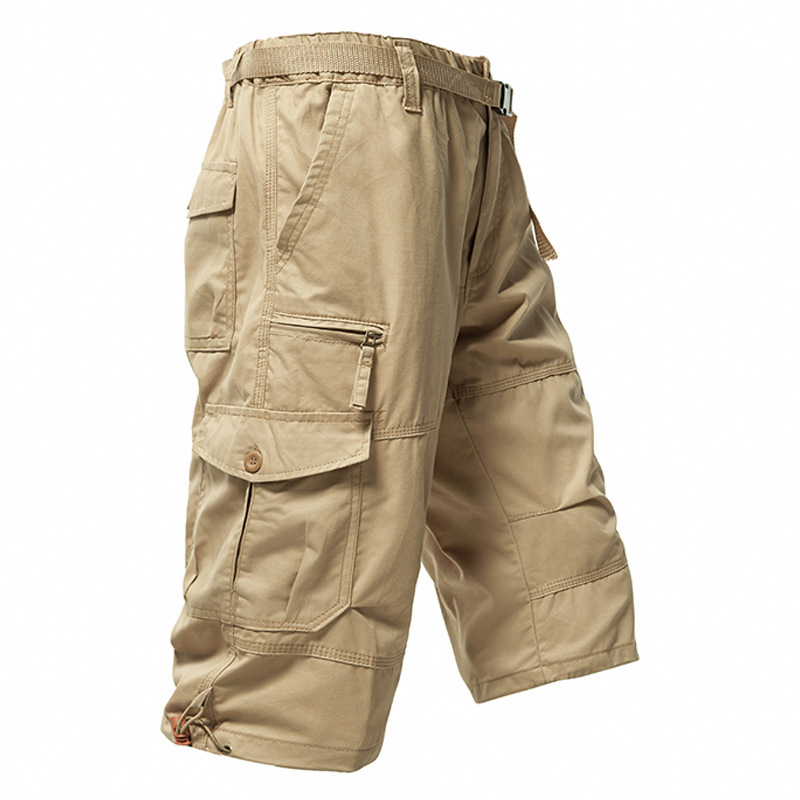 سراويل قطنية للرجال بطول 3/4 ف - مراجعة Mens Fashion Workwear وسعره
