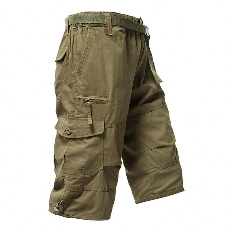 سراويل قطنية للرجال بطول 3/4 ف - مراجعة Mens Fashion Workwear وسعره