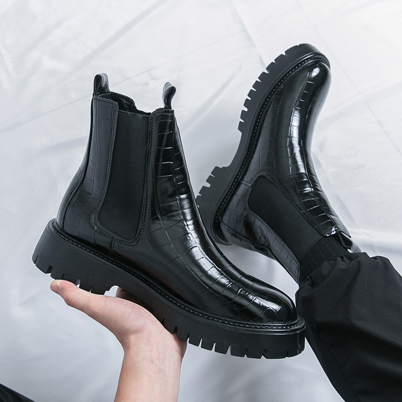 خريف جديد عالية الجودة تشيلسي  - مراجعة Mens Fashion Workwear وسعره