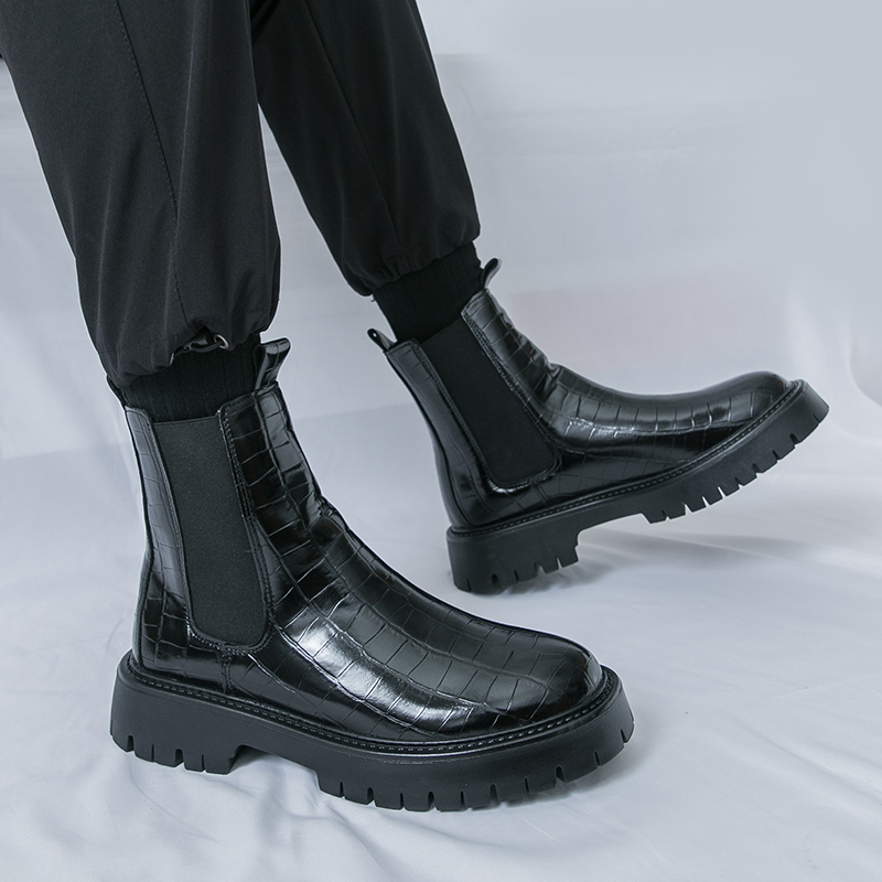 خريف جديد عالية الجودة تشيلسي  - مراجعة Mens Fashion Workwear وسعره