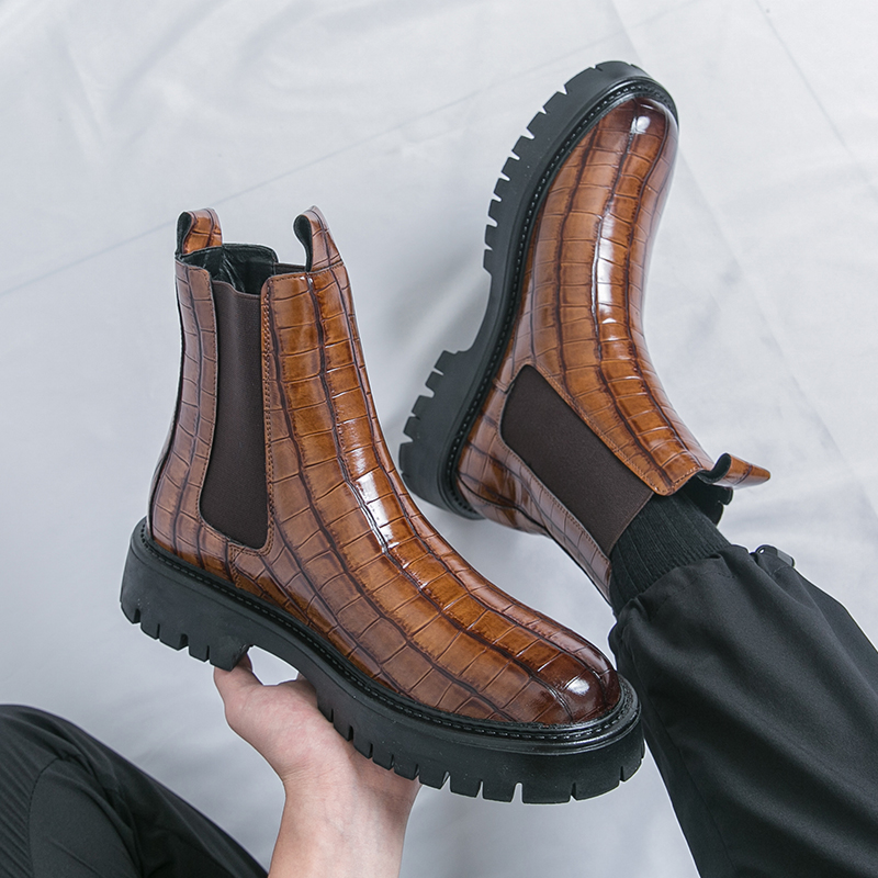 خريف جديد عالية الجودة تشيلسي  - مراجعة Mens Fashion Workwear وسعره