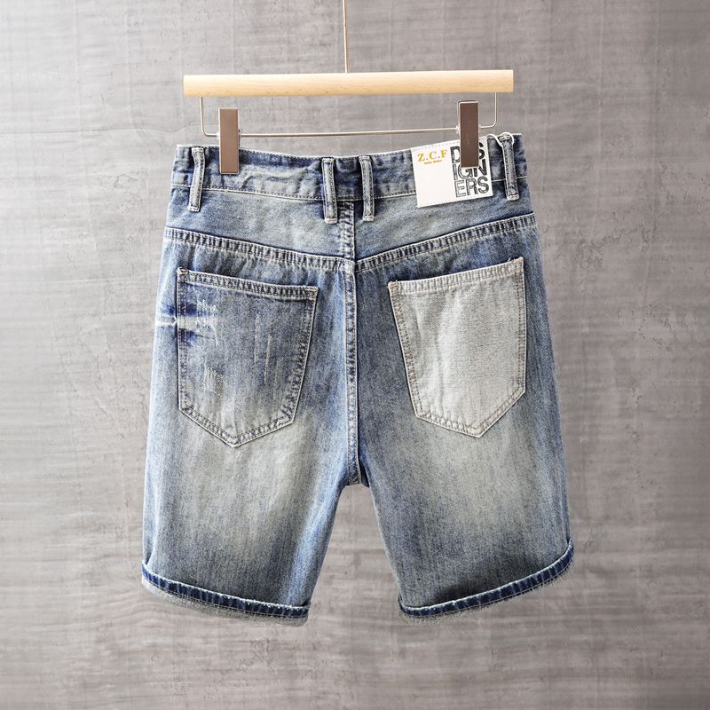 سراويل جينز قصيرة للرجال مع جي - مراجعة Men Fashion Jeans وسعره