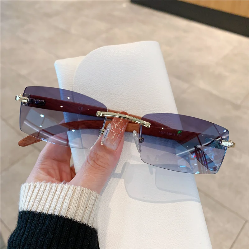 نظارات شمسية صغيرة بدون إطار ل - مراجعة Men'S Fashion Rimless Glasses وسعره