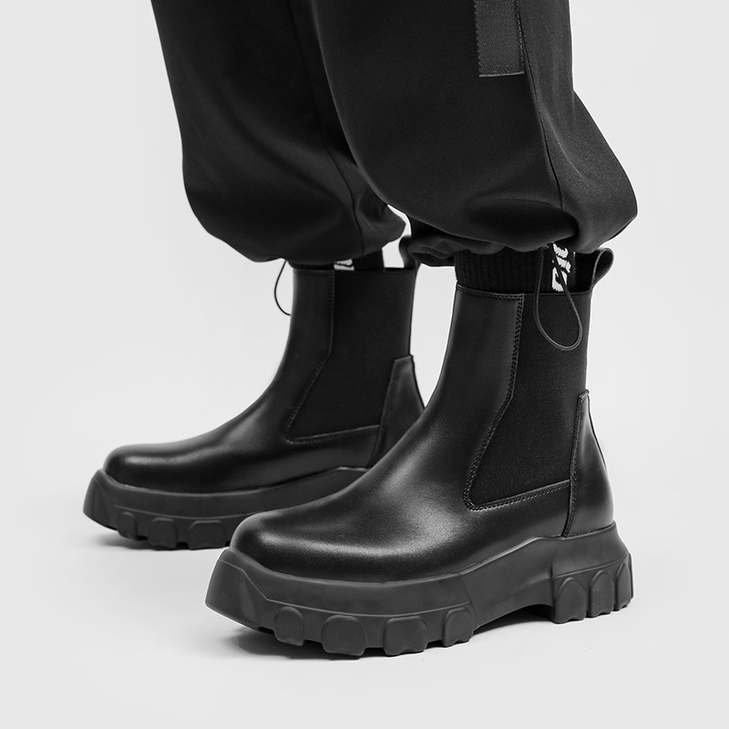 أحذية رجالية تشيلسي جلد طبيعي  - مراجعة Chelsea Boots Men وسعره