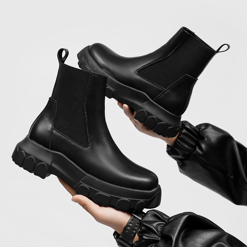 أحذية رجالية تشيلسي جلد طبيعي  - مراجعة Chelsea Boots Men وسعره