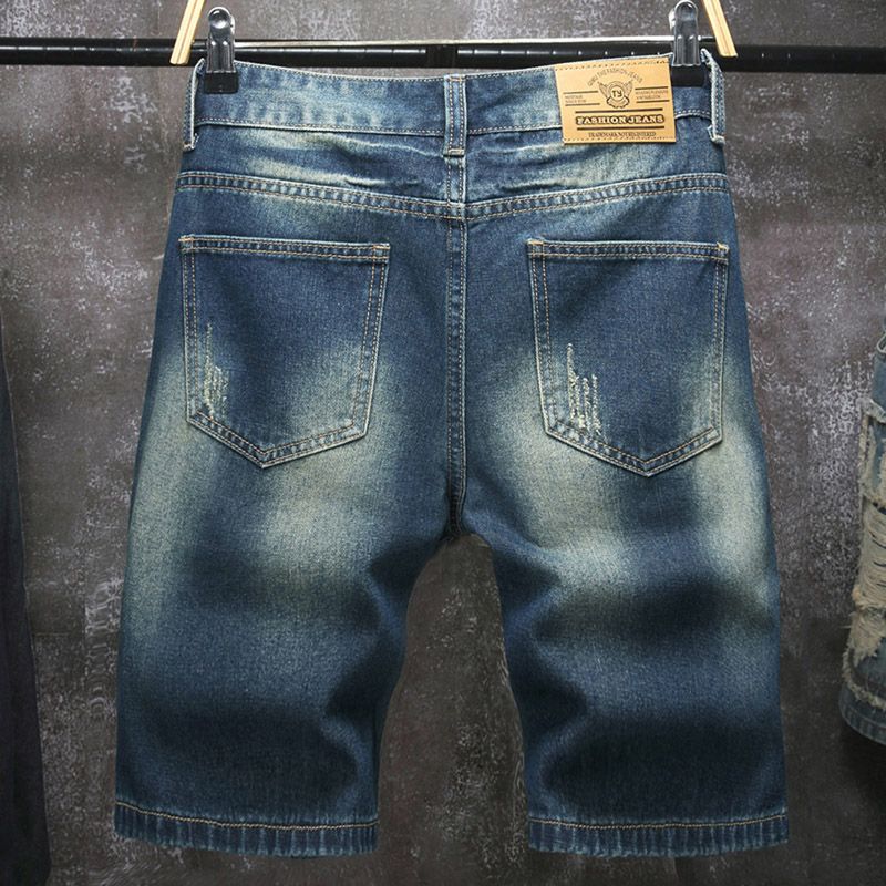 شورت جينز رجالي جديد بتصميم أو - مراجعة Men Fashion Jeans وسعره
