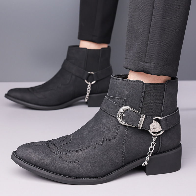 أحذية رجالية عصرية جديدة بتصمي - مراجعة Men Fashion Vintage وسعره