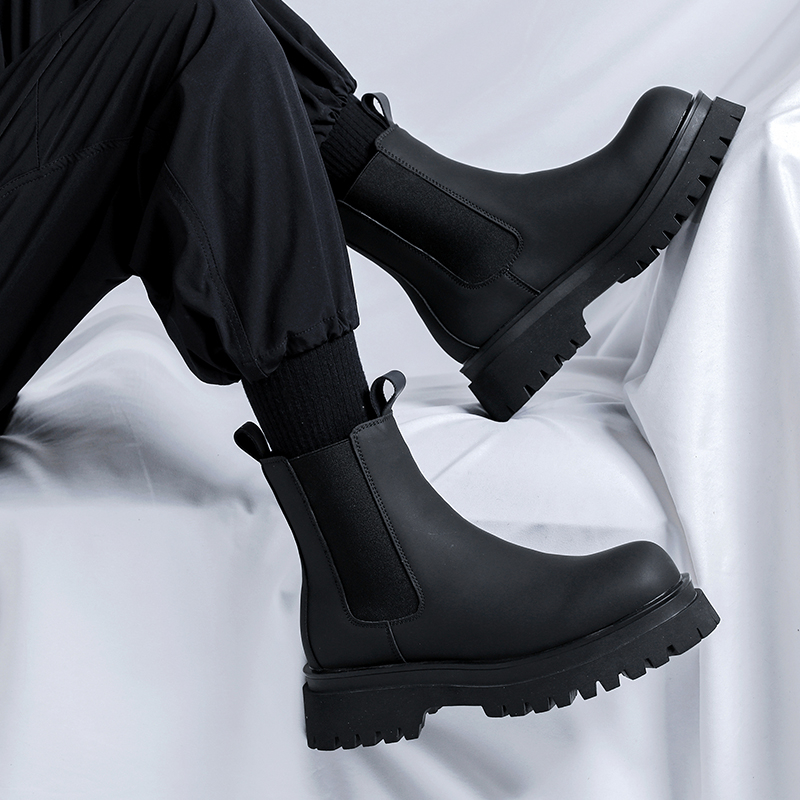 2026 بوتات رجالية سوداء عالية  - مراجعة Chelsea Boots Men وسعره